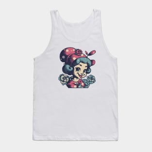 Vintage flower girl Tank Top